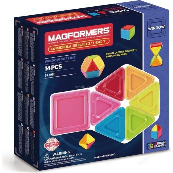 Магнитный конструктор MAGFORMERS Window Solid 14 set 714005